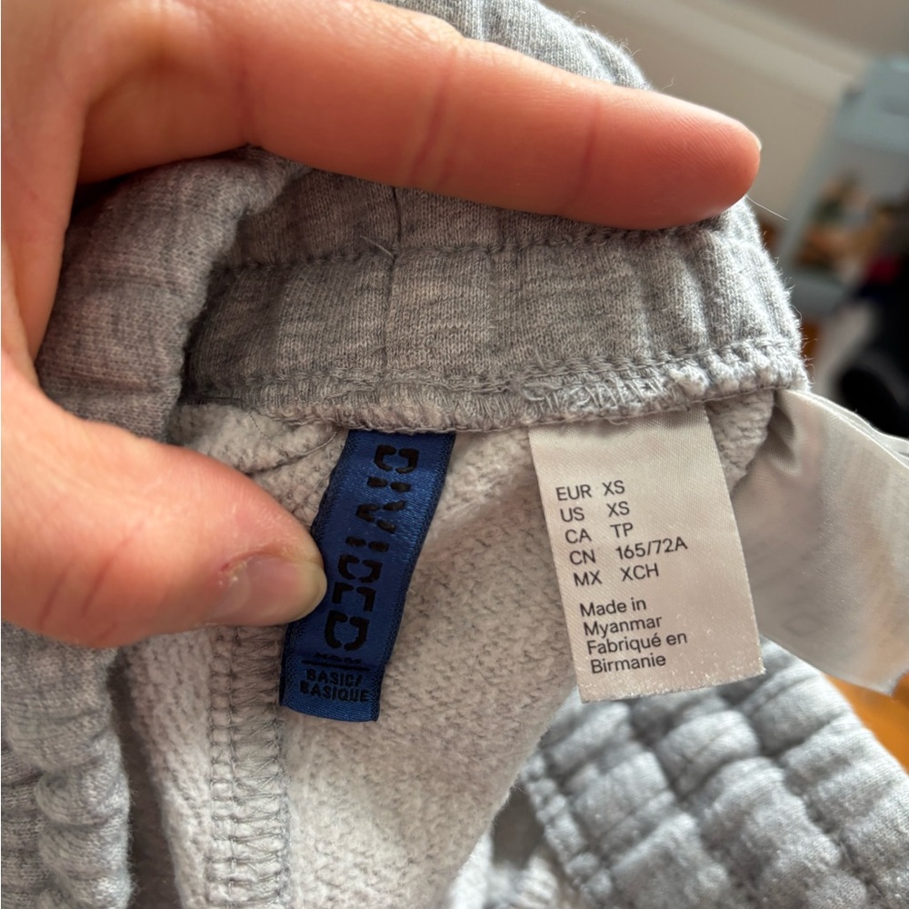 Divided Light Gray Drawstring Shorts - image 3